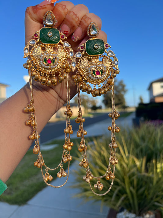 Niharika long earrings