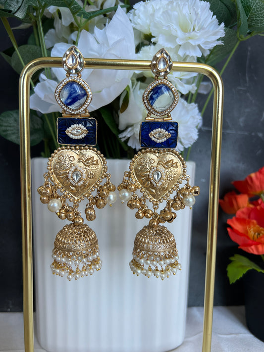 Inara Kashmiri long earrings