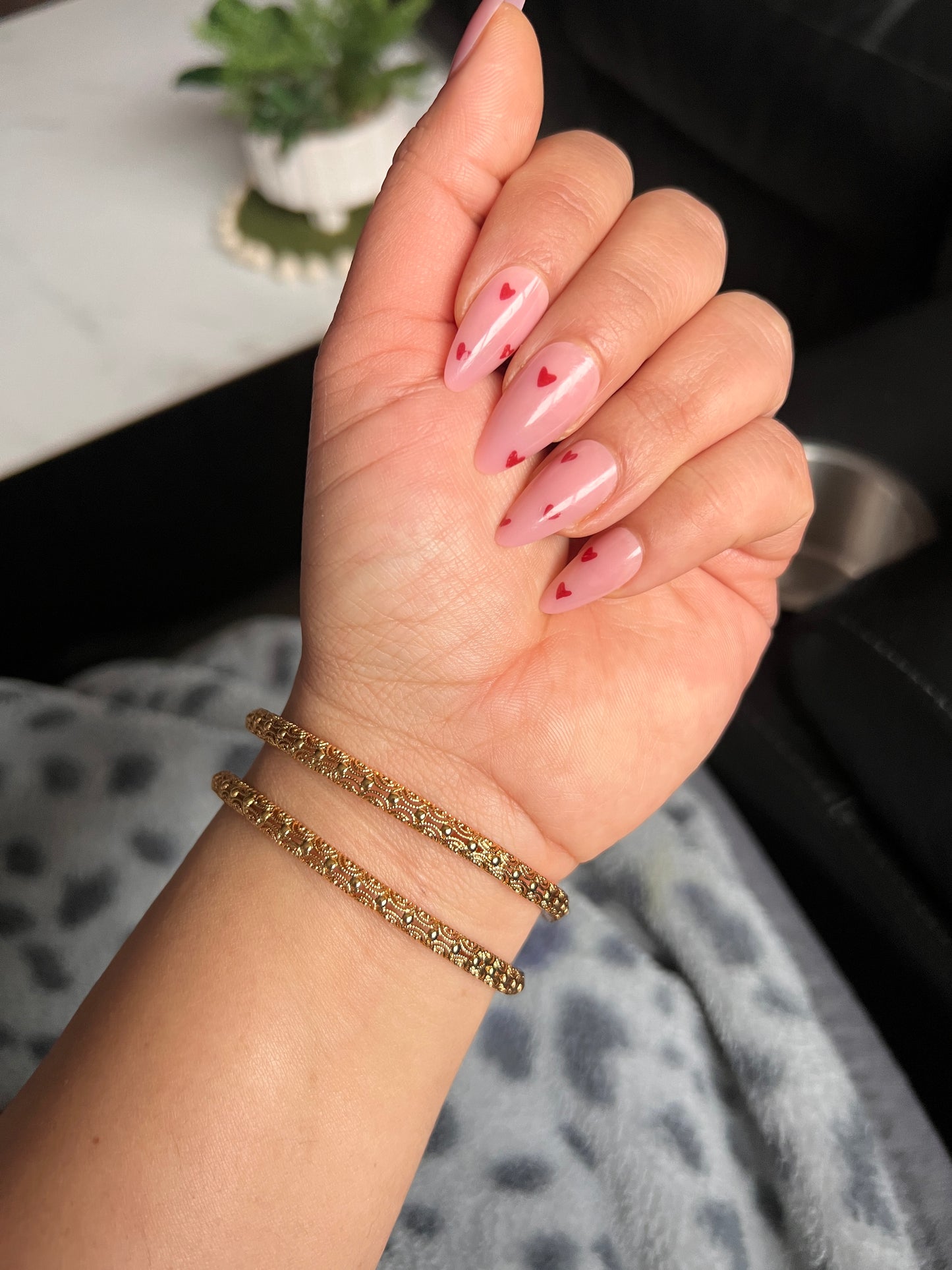 Seevi gold plated bangles ( pair)