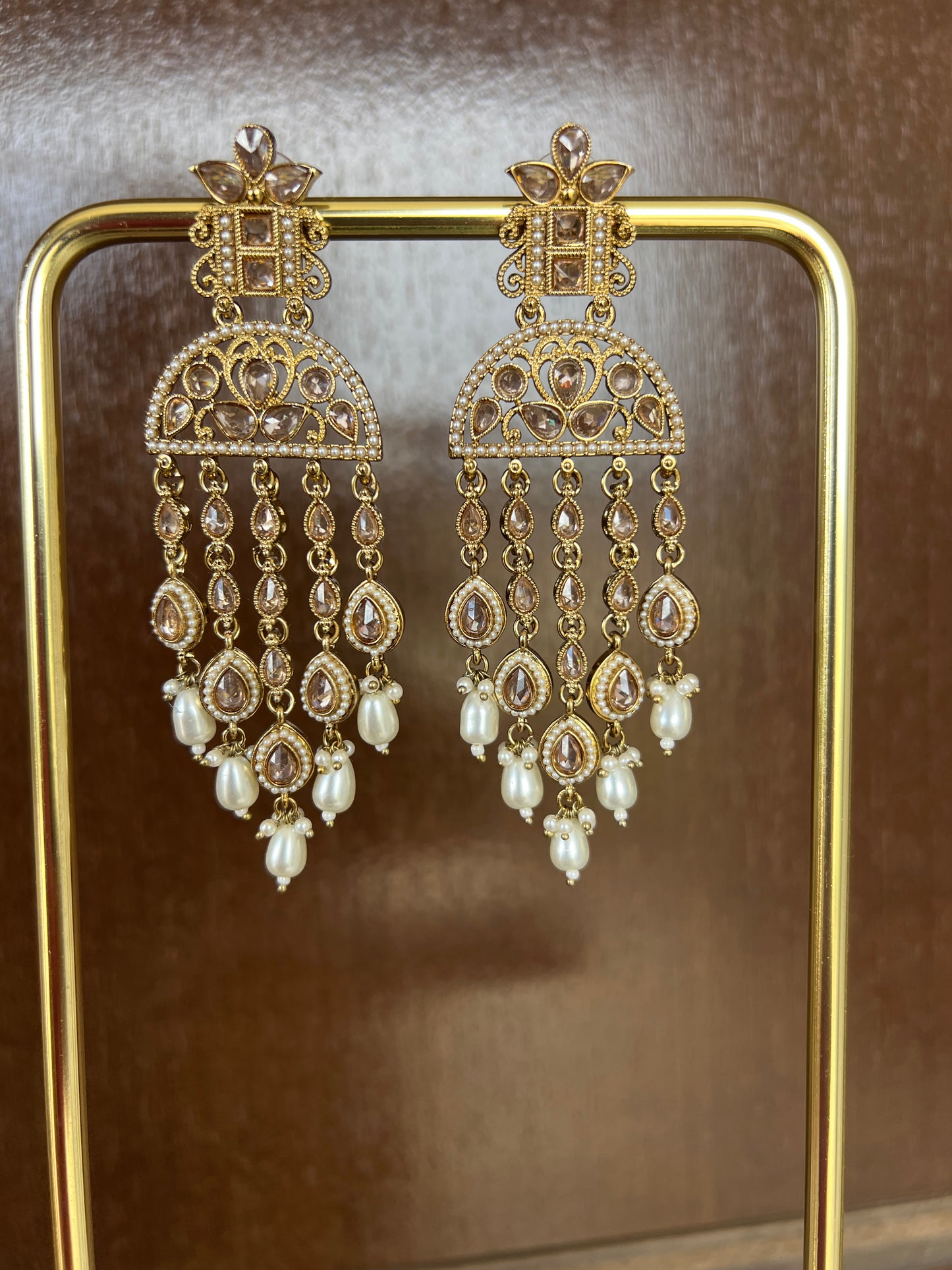 Amber Ivery earrings