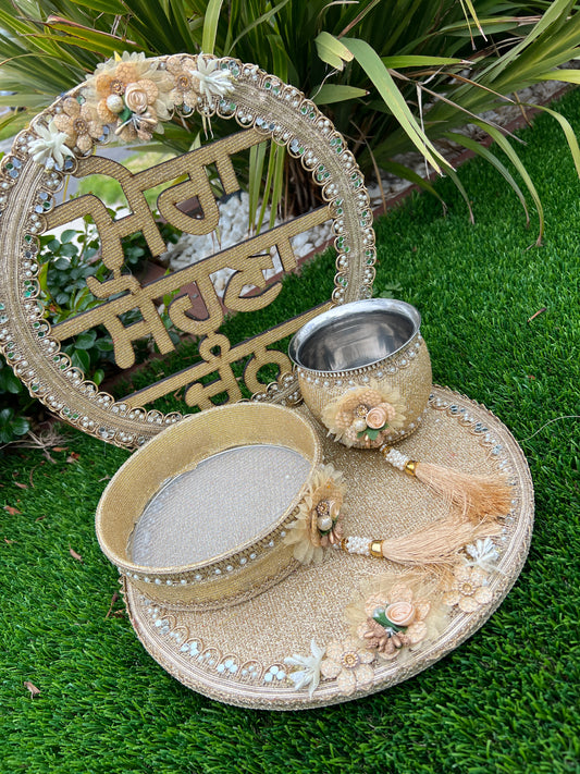 Mera sohna chann thali set
