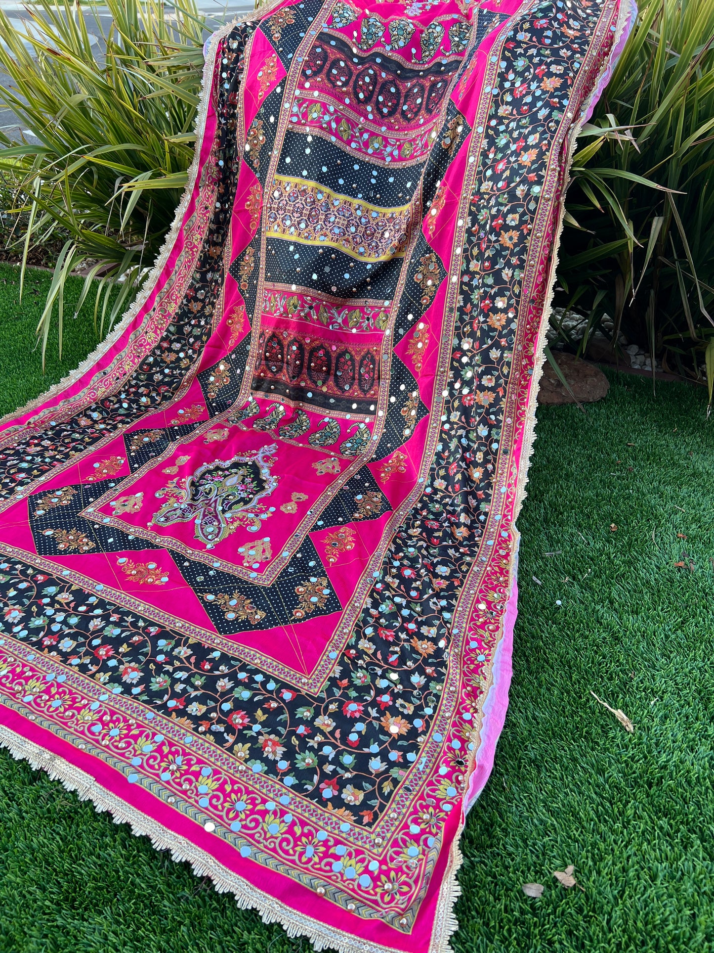 Pakistani mirror Dupatta