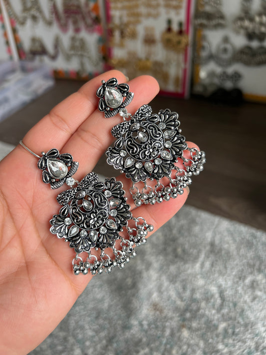 German silver earrings