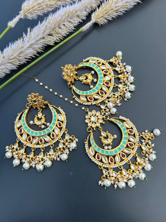 Aman earrings & tikka