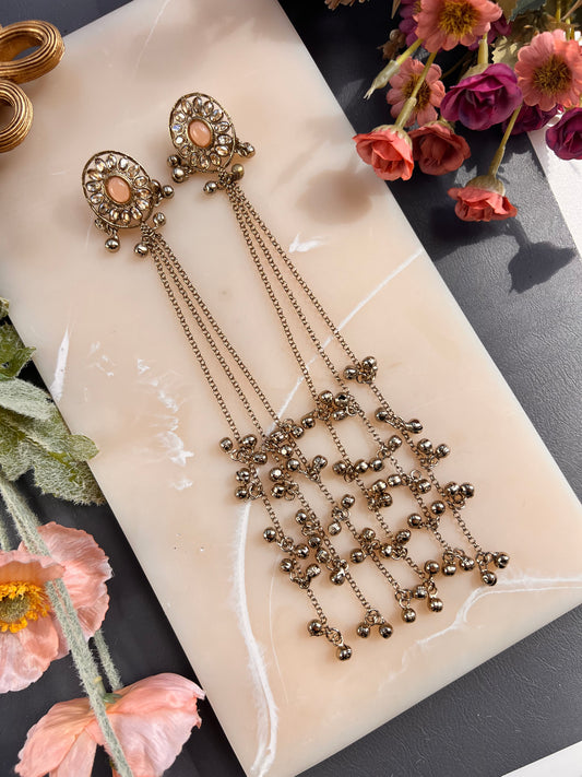 Nabhya Kashmiri long earrings