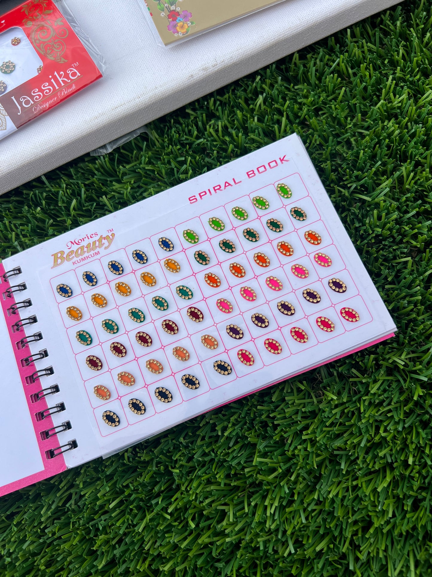 Multi colour stone bindi book (300 bindi)
