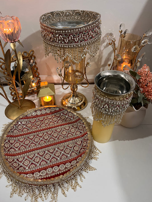 Romika Karwachauth Thali set