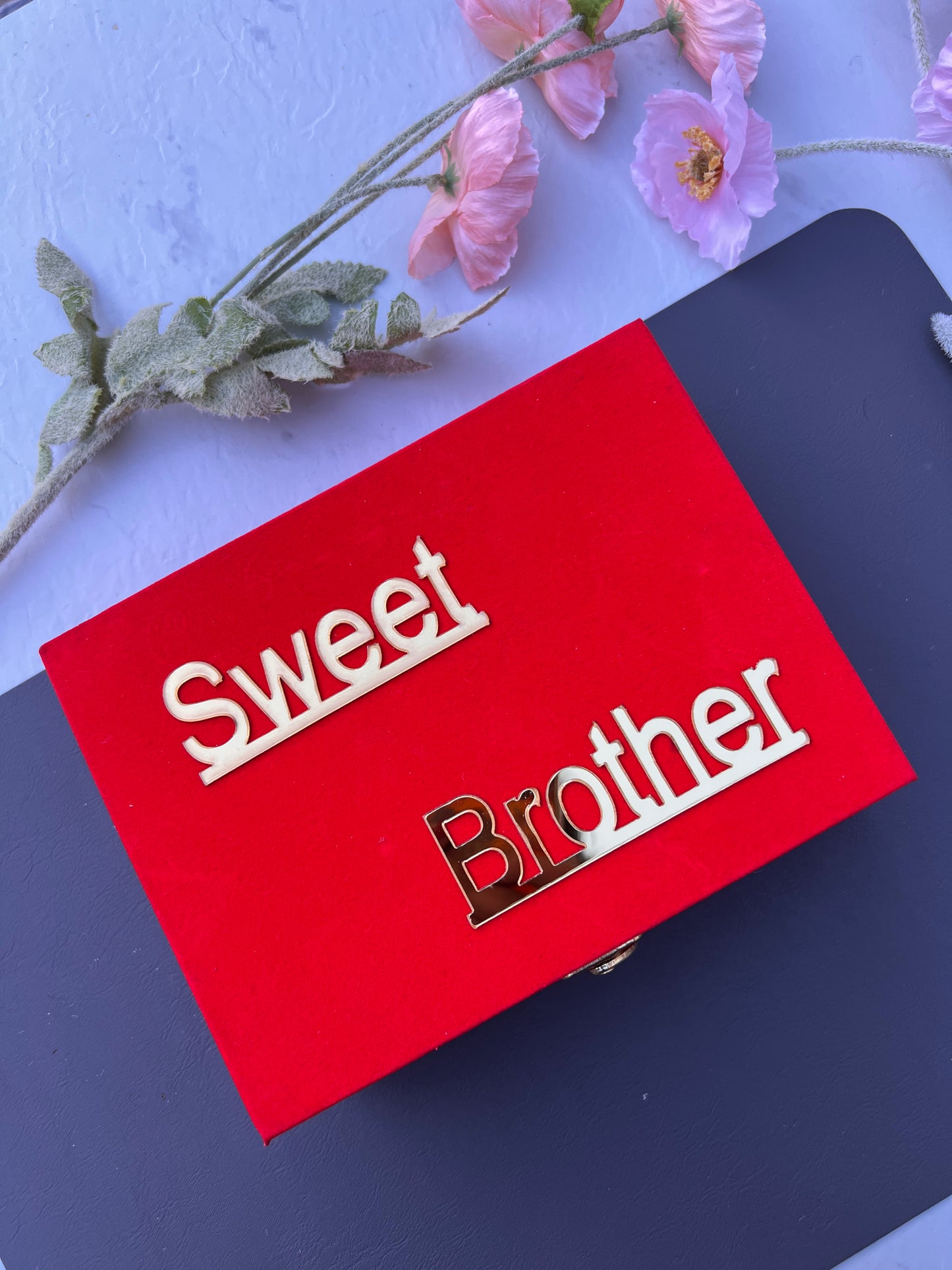 Luxurious sweet brother Rakhi hamper for brother with gifts