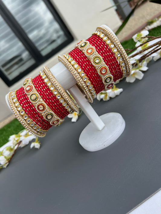 Jiya bangles set( stack)