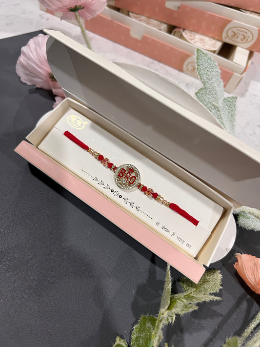 Premium Bro America diamond rakhi