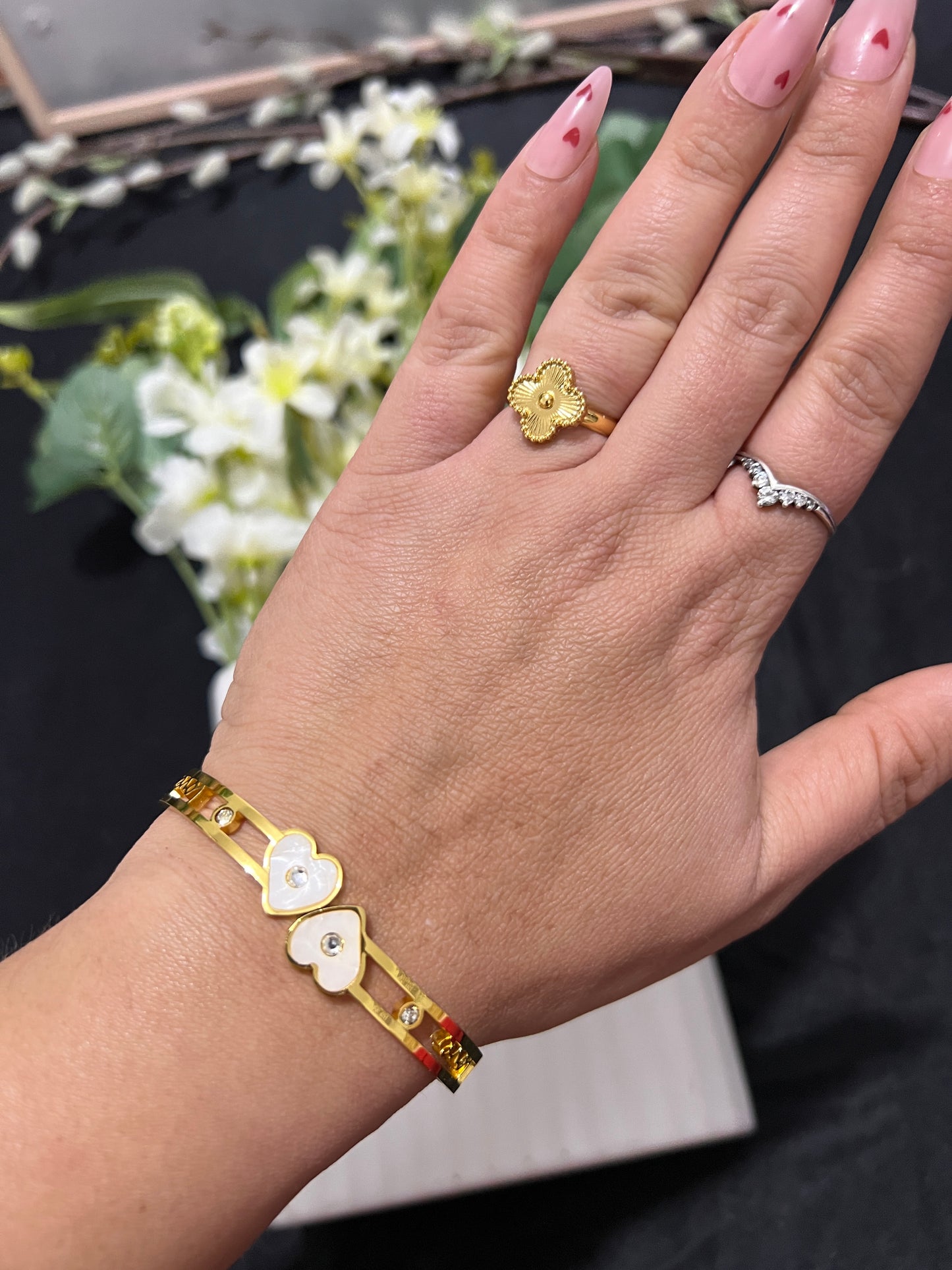 Heart Anti tarnish bracelet