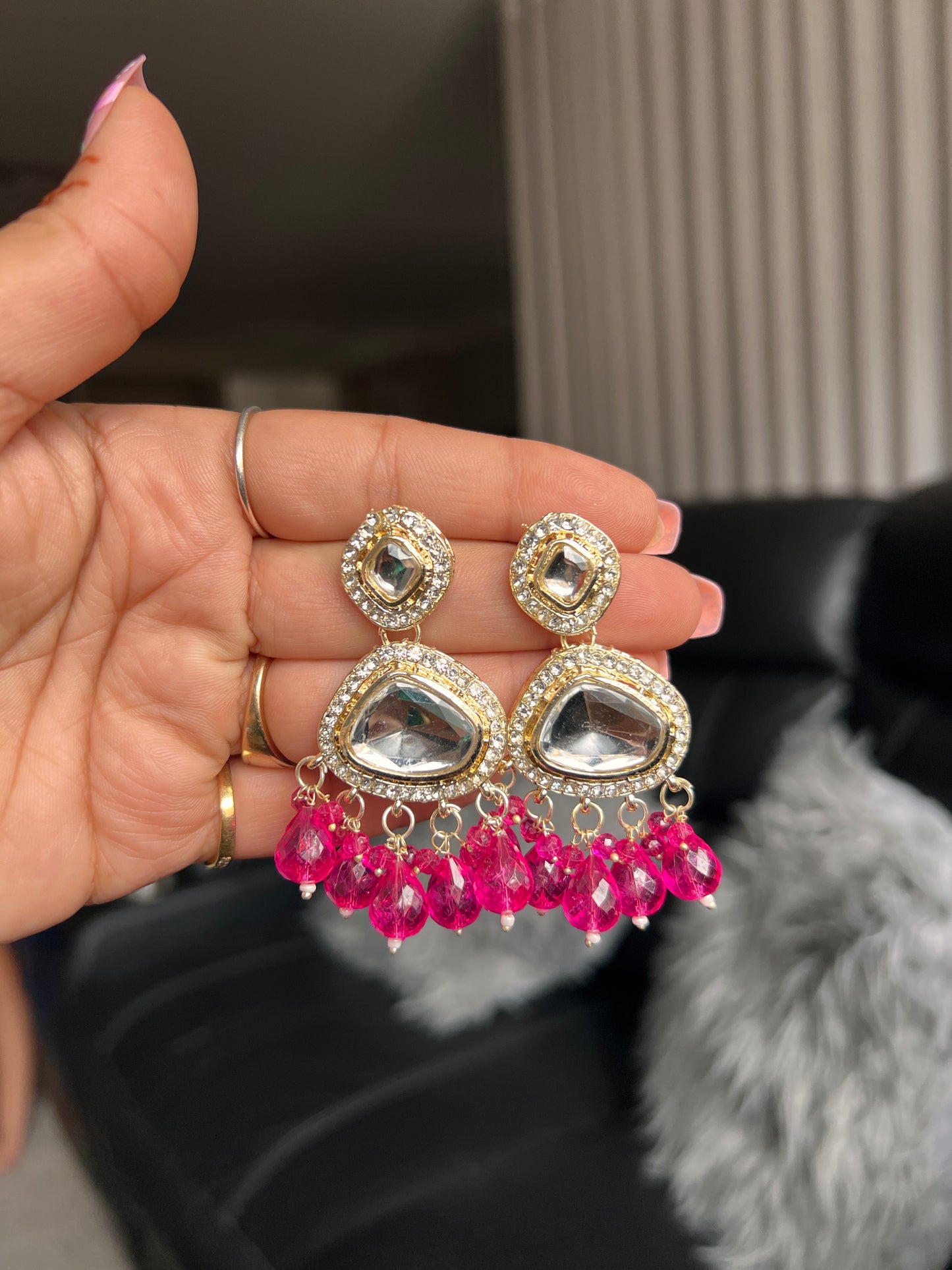 Kundan earrings