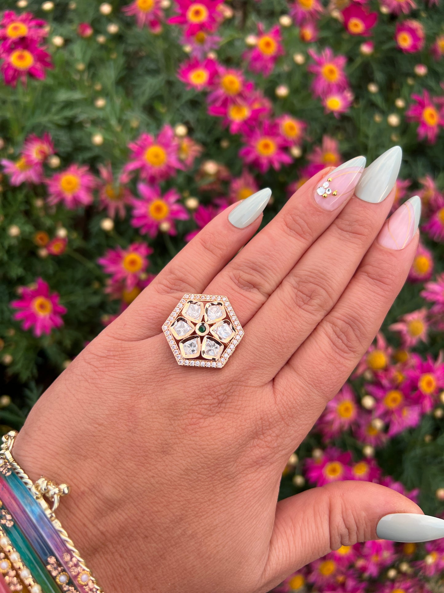 Sanam Moisanite rings