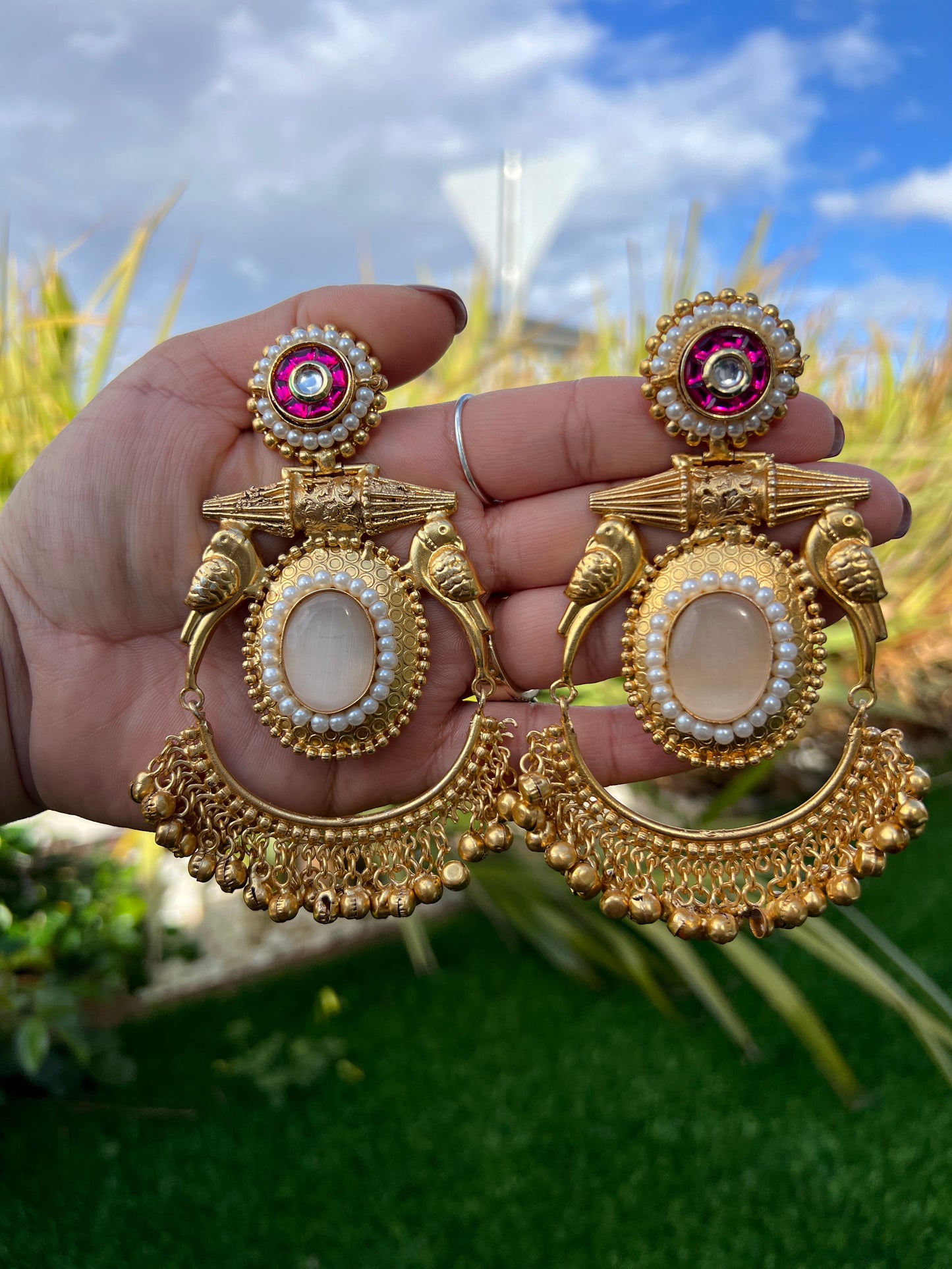 Nidhi oversize earrings