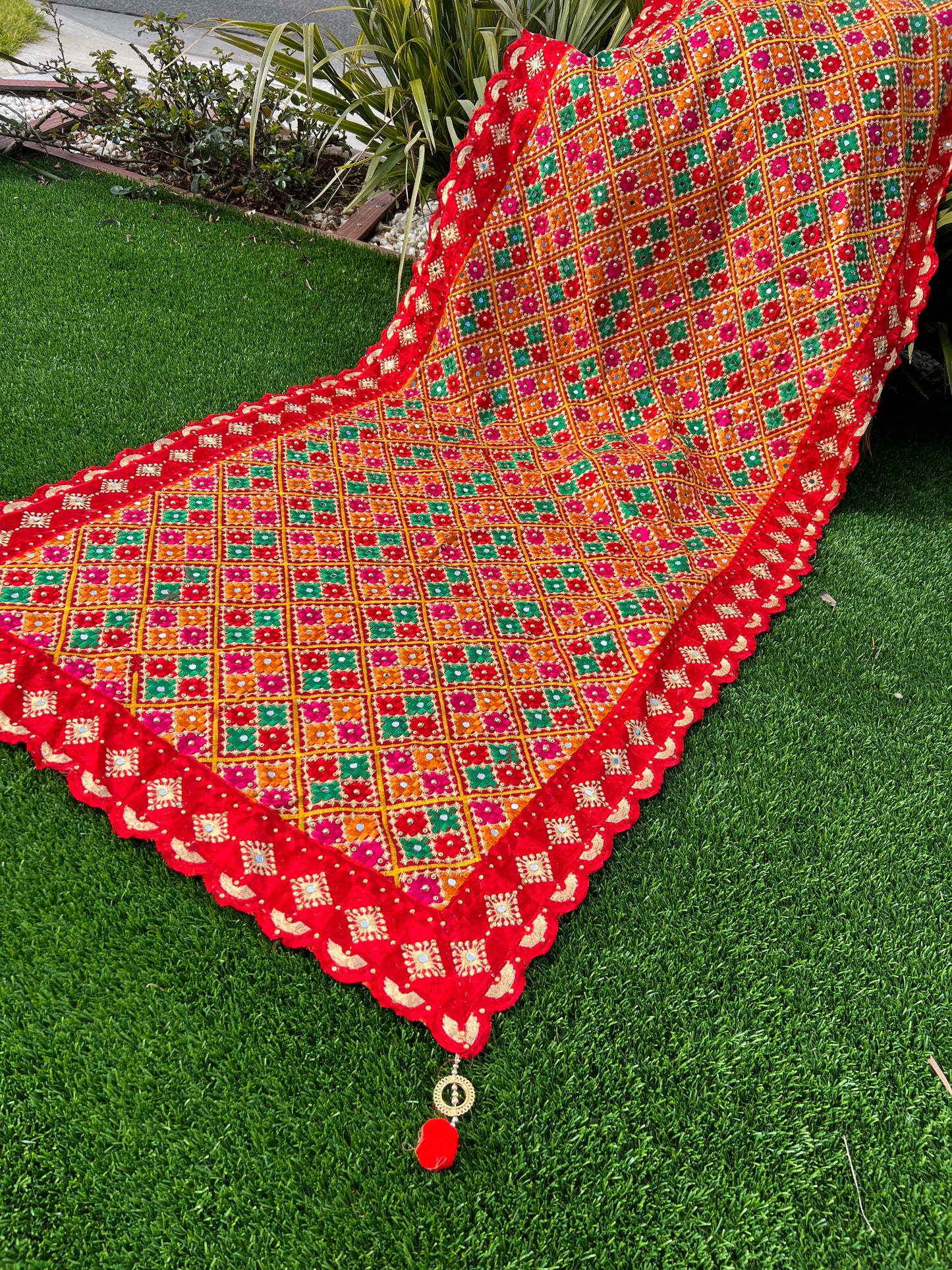 Nabhya embroidered dupatta