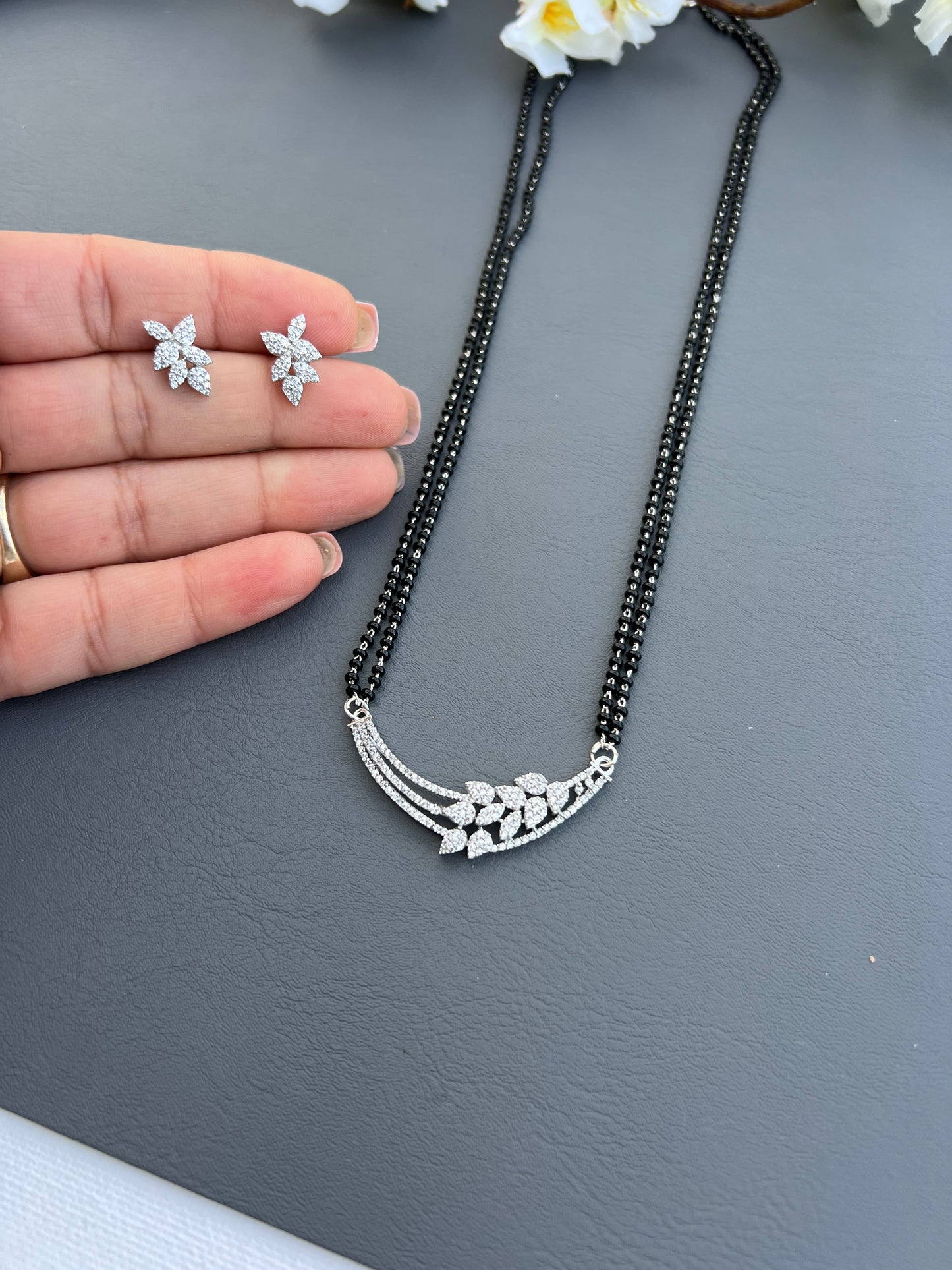 Silver AD mangalsutra