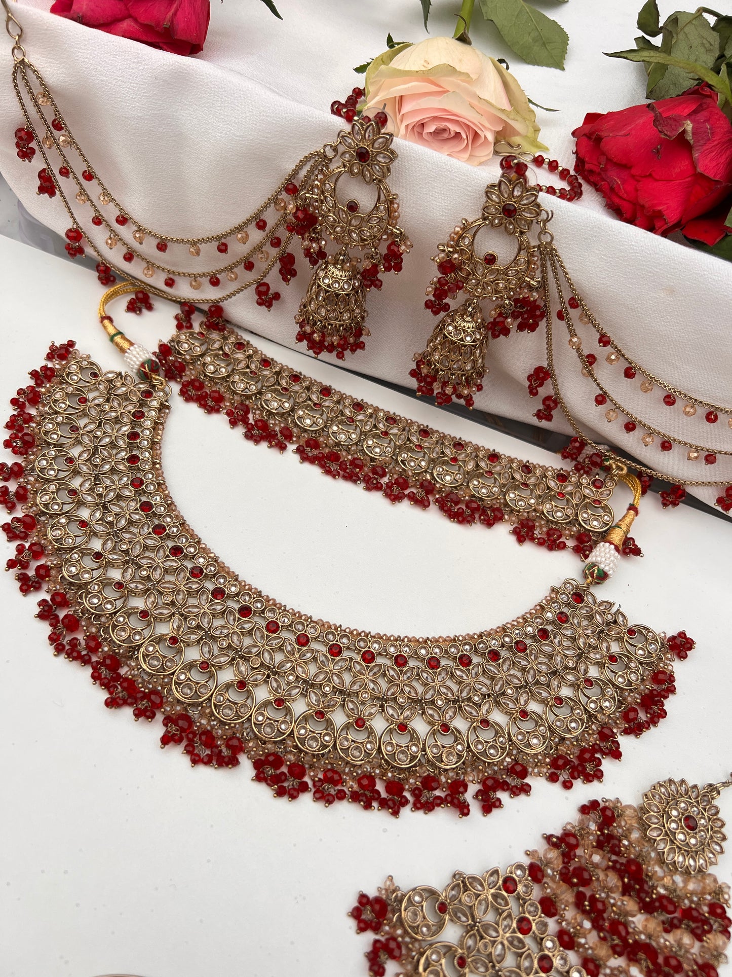 Raani Maroon bridal set