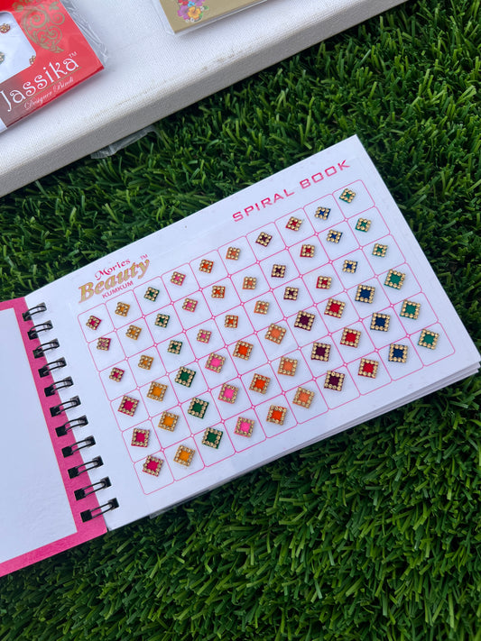 Multi colour stone bindi book (300 bindi)