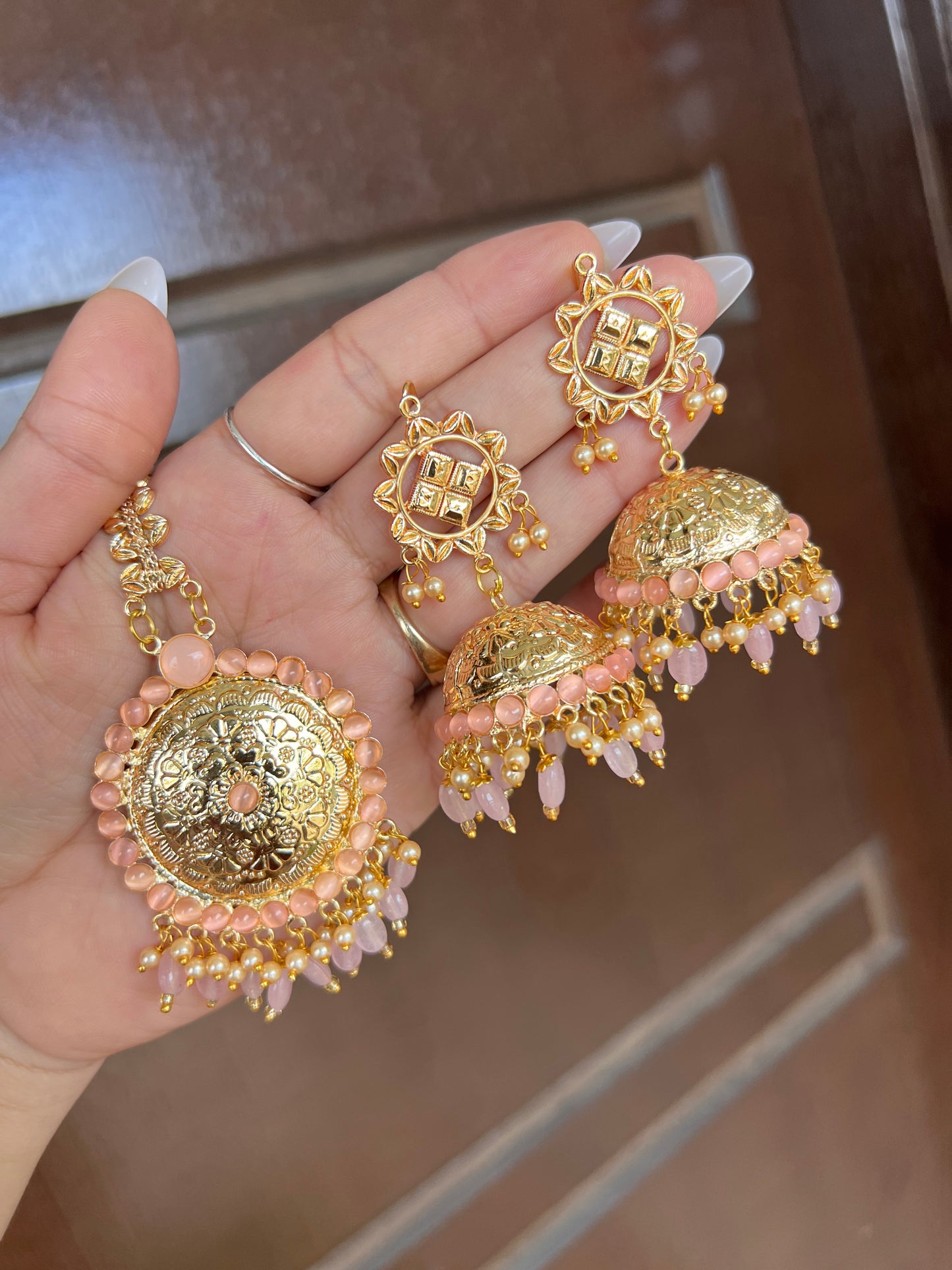 Sehar jhumki tikka set