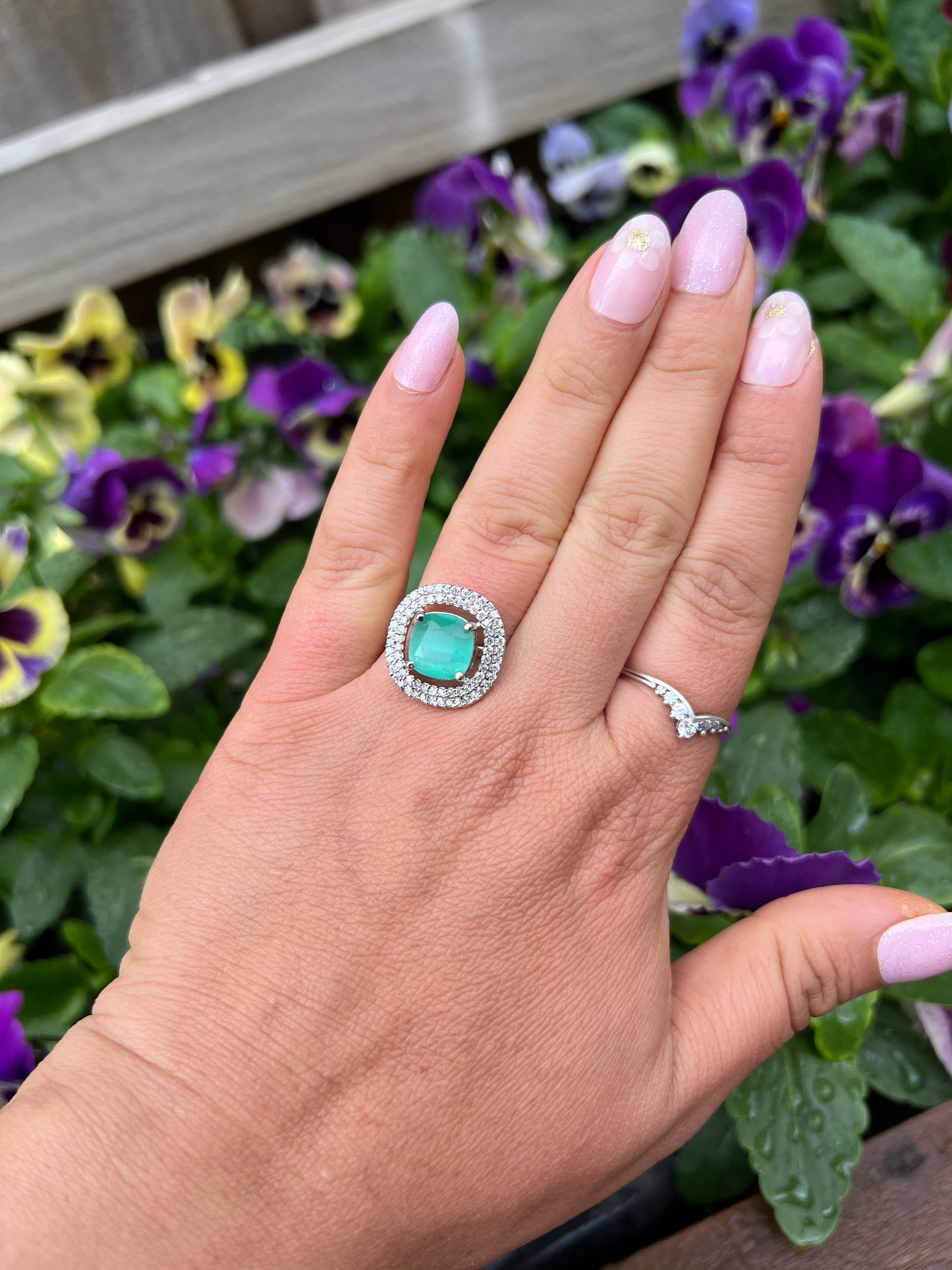 Small American diamond Ring