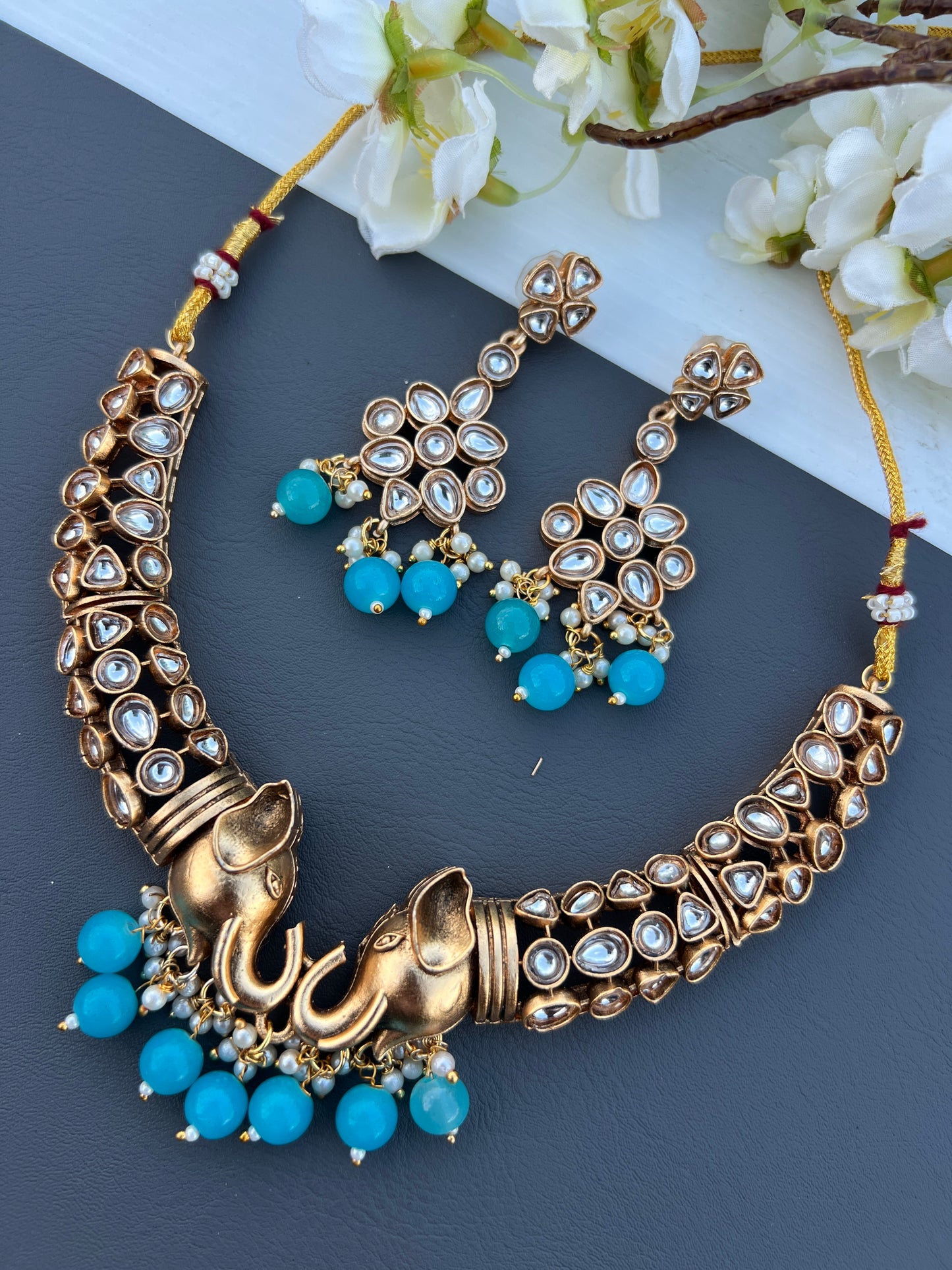 Kesar necklace set
