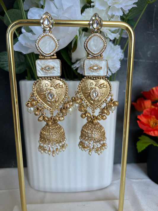 Inara Kashmiri long earrings