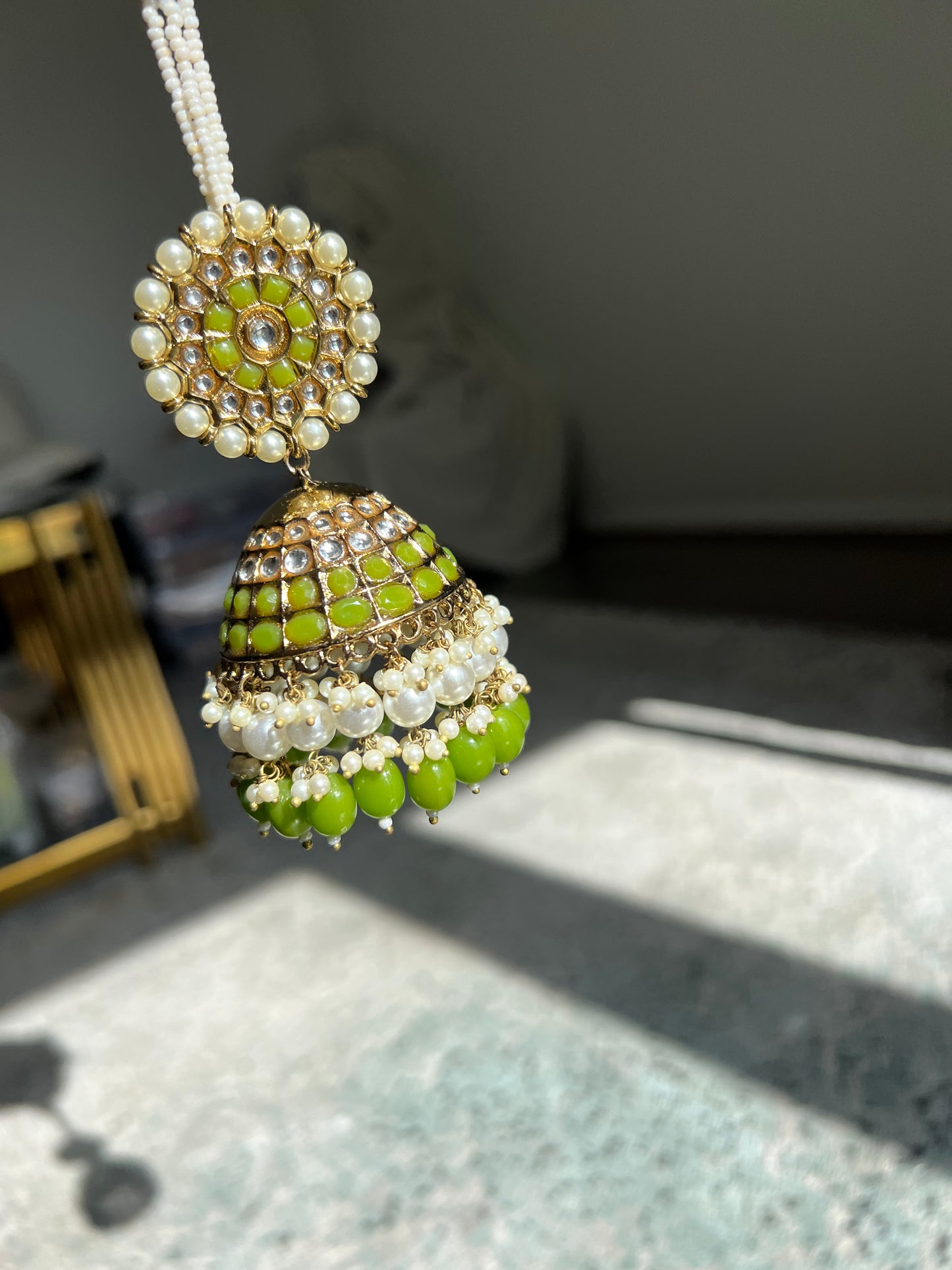 Zanvika oversized jhumka