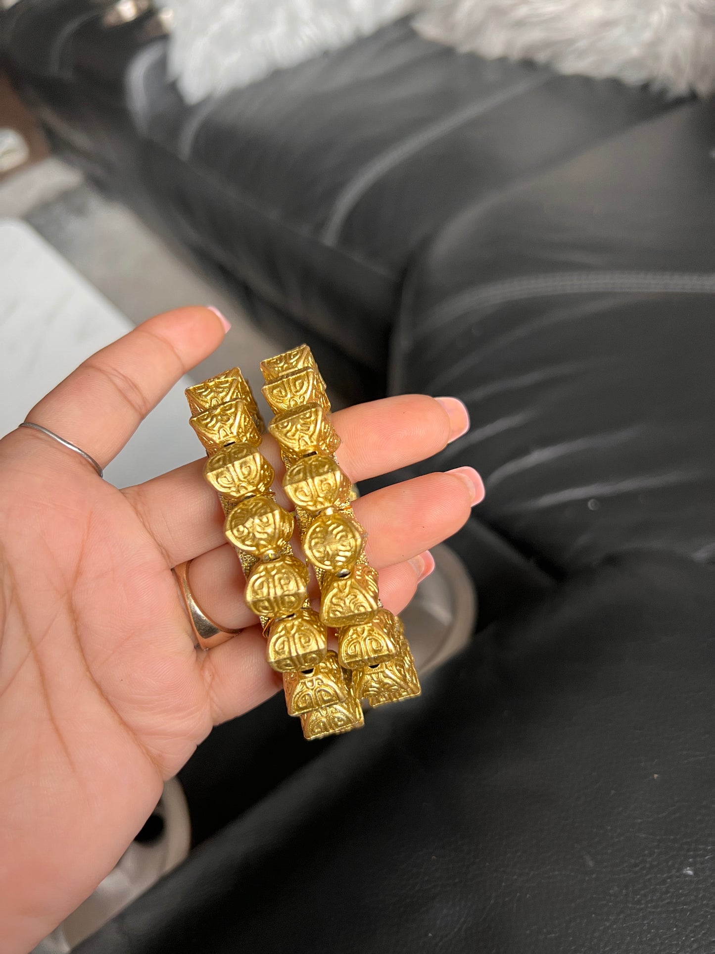 Golden bangles