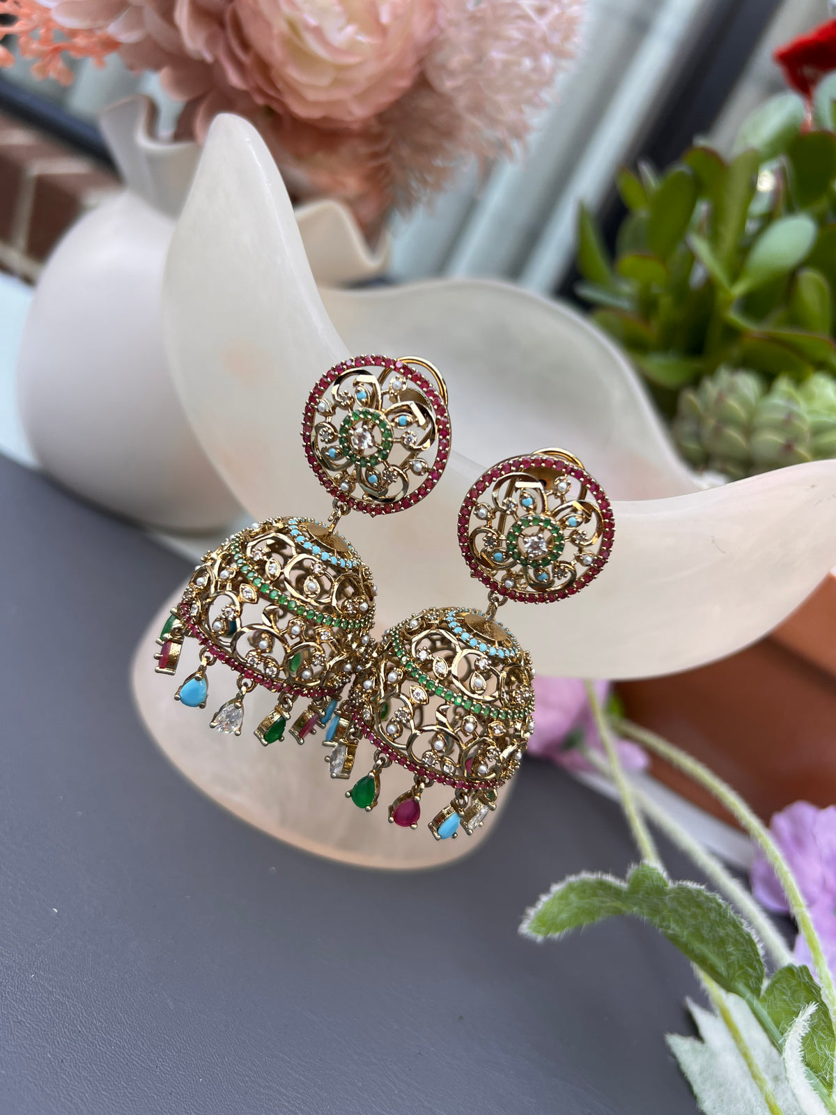 Suhani American diamond jhumki