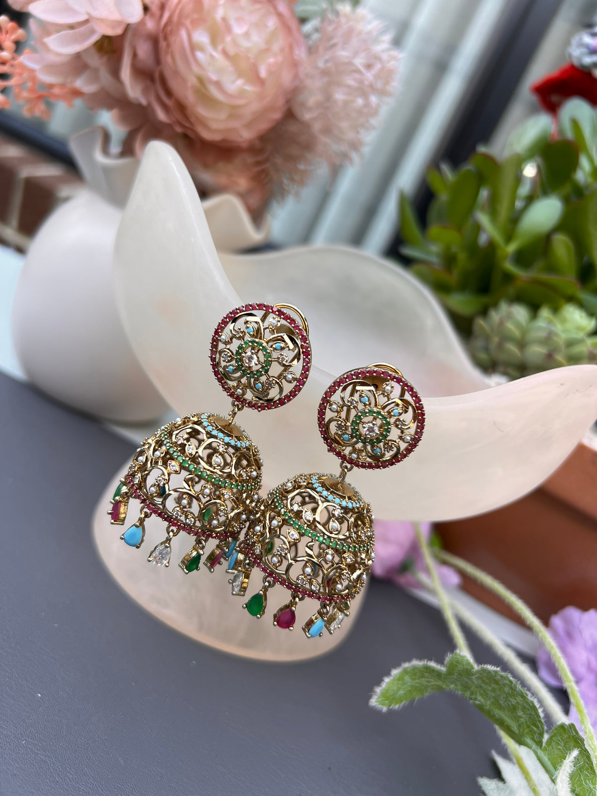 Suhani American diamond jhumki