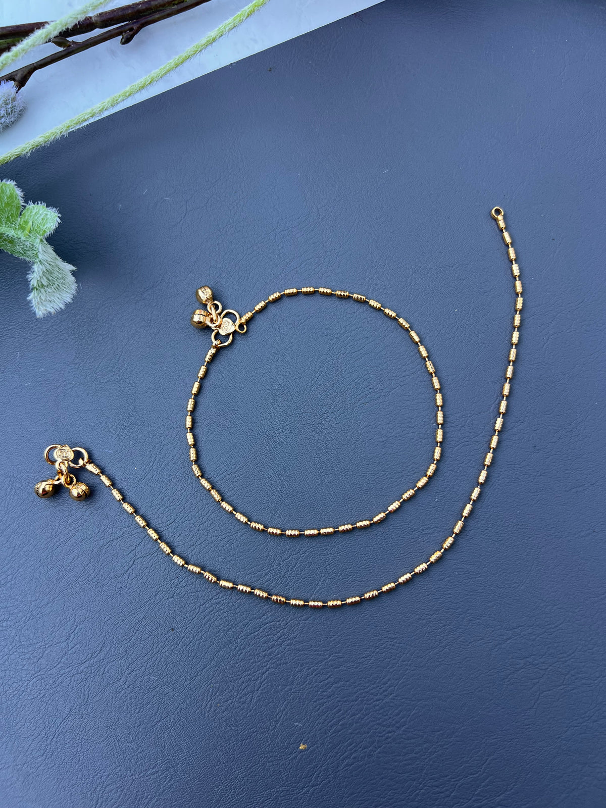 Drisha gold plate payals